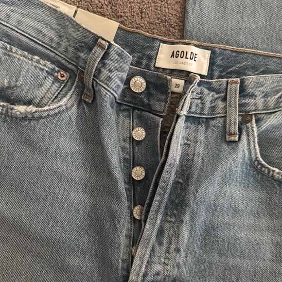 AGOLDE Riley High Rise Straight Crop - Picture 6 of 6